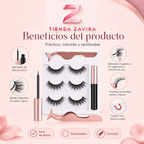 Pestanas Magneticas Delineador Negro
