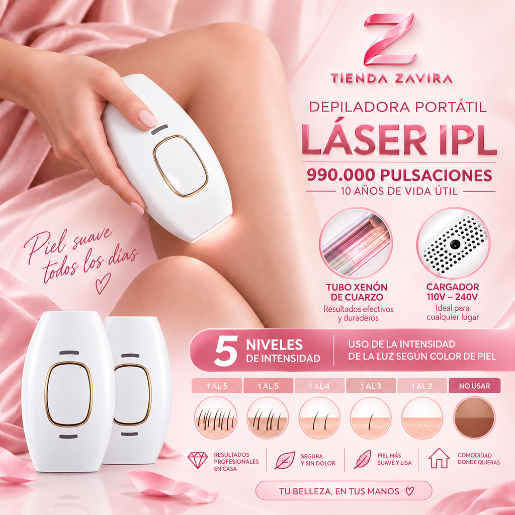 Depiladora laser ipl sin dolor 110v